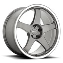 STATUSFÄLGAR MR151 CS5 GUNMETAL W/ MACHINED LIP 9.5x19 5/120 ET40 CB74.1