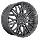 STATUSFÄLGAR RC163 MATTE ANTHRACITE 10x22 5/130 ET25 CB84.1