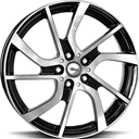 BROCK EB1 BLACK FULL POL 5x19 5/112 ET43 CB66.6