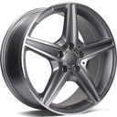 STATUSFÄLGAR SUPERIOR ANTHRACITE FRONT POLISHED 8x18 5/112 ET45 CB66.5