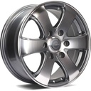 STATUSFÄLGAR MAMMUTH ANTHRACITE FRONT POLISHED 7x16 6/130 ET50 CB84.1