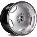 STATUSFÄLGAR RETRO DIAMOND HYPER SILVER LIP POLISHED 9x17 5/112 ET35 CB66.5