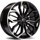STATUSFÄLGAR MONTANA BLACK FRONT POLISHED 6.5x16 5/108 ET50 CB63.4