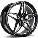 STATUSFÄLGAR SV-A BLACK GLOSSY WINDOW INNER LIP 9x18 5/120 ET35 CB72.6