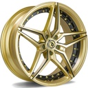 STATUSFÄLGAR SV-AR GOLD BLACK LIP MILLED BLACK 8.5x19 5/120 ET30 CB74.1
