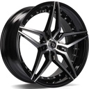 STATUSFÄLGAR SV-AR BLACK FRONT POLISHED 9.5x19 5/120 ET35 CB74.1
