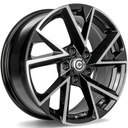 STATUSFÄLGAR SUMMER BLACK FRONT POLISHED 7x17 5/112 ET40 CB57.1