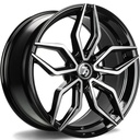 STATUSFÄLGAR SCF-D BLACK FRONT POLISHED 10.5x20 5/112 ET40 CB66.5