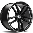 STATUSFÄLGAR INVENTION BLACK GLOSSY LIP POLISHED 11x21 5/112 ET49 CB66.5