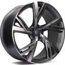 STATUSFÄLGAR RICH ANTHRACITE FRONT POLISHED 9x20 5/112 ET30 CB66.5