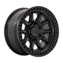 STATUSFÄLGAR CALICO MATTE BLACK 8.5x17 5/120 ET34 CB74.1