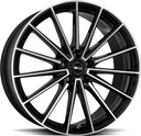 BROCK B43 BLACK FULL POL 8x19 5/112 ET46 CB66.5