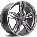 STATUSFÄLGAR DYNAMITE MATT ANTHRACITE FRONT POLISHED 8x17 5/120 ET30 CB72.6