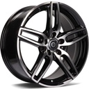 STATUSFÄLGAR WAY BLACK FRONT POLISHED 9x19 5/112 ET45 CB66.5