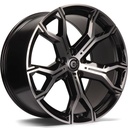 STATUSFÄLGAR RING BLACK FRONT POLISHED 9.5x21 5/112 ET37 CB66.5