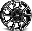 RIAL TRANSPORTER 2 DIAM BLACK POL 7.5x18 5/120 ET45 CB65.1