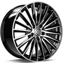 STATUSFÄLGAR PRESTIGE BLACK FRONT POLISHED 8x18 5/112 ET45 CB66.5