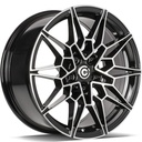 STATUSFÄLGAR SOLID BLACK FRONT POLISHED 8x18 5/120 ET30 CB72.6