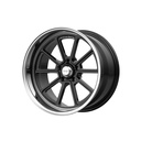 STATUSFÄLGAR VN510 GLOSS BLACK DIAMOND CUT LIP 10x18 5/120.65 ET12 CB72.6