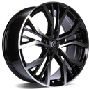 STATUSFÄLGAR POWER BLACK FRONT POLISHED 7.5x17 5/112 ET42 CB57.1