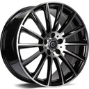 STATUSFÄLGAR PERFORMANCE BLACK FRONT POLISHED 8.5x19 5/112 ET35 CB66.5