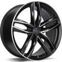 STATUSFÄLGAR STYLE MATT BLACK FRONT POLISHED 8x18 5/112 ET35 CB66.5