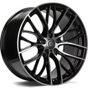 STATUSFÄLGAR SHINE BLACK FRONT POLISHED 8x18 5/120 ET30 CB72.6