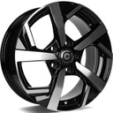 STATUSFÄLGAR QUINCY BLACK FRONT POLISHED 6.5x16 5/114.3 ET40 CB73.1