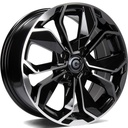 STATUSFÄLGAR REWIND BLACK FRONT POLISHED 6.5x16 4/100 ET38 CB73.1
