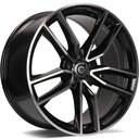 STATUSFÄLGAR INVENTION BLACK FRONT POLISHED 11x21 5/112 ET49 CB66.5