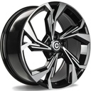 STATUSFÄLGAR SLINGSHOT BLACK FRONT POLISHED 8x18 5/112 ET45 CB66.5