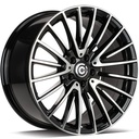 STATUSFÄLGAR INEX BLACK FRONT POLISHED 8.5x19 5/112 ET35 CB66.5