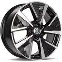 STATUSFÄLGAR MONTPELLIER BLACK FRONT POLISHED 7x17 5/108 ET45 CB67.1