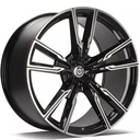 STATUSFÄLGAR INDEPENDENCE BLACK FRONT POLISHED 9.5x21 5/112 ET33 CB66.5