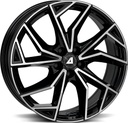 ALUTEC ADX.02 DIAM BLACK POL 7.5x18 4/100 ET38 CB63.4