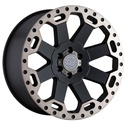 BLACK RHINO WARLORD MATTE BLACK W/ MACHINED DARK TINT 8x17 6/130 ET52 CB84.1