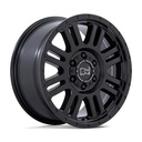 BLACKRHINO YELLOWSTONE MATTE BLACK 8x17 6/130 ET45 CB84.1