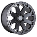 BLACK RHINO WARLORD MATTE GUNMETAL 8x18 5/120 ET35 CB76.1