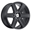 STATUSFÄLGAR ATLAS MATTE BLACK 8x17 5/114.3-127 ET38 CB72.6