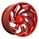 FUEL D754 REACTION CANDY RED MILLED 9x20 6/135-139.7 ET1 CB106.1