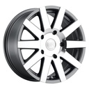 STATUSFÄLGAR JOURNEY GLOSS GUNMETAL W/ MIRROR-CUT FACE 8x18 5/130 ET48 CB84.1