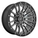 STATUSFÄLGAR D680 REBEL MATTE GUN METAL BLACK BEAD RING 9x18 5/139.7 ET-12 CB78.1