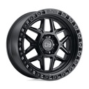 STATUSFÄLGAR KELSO MATTE BLACK 9x20 6/139.7 ET0 CB112.1