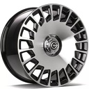 STATUSFÄLGAR REBELLION BLACK FRONT POLISHED 8.5x20 5/112 ET35 CB66.5