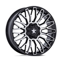 MSA M50 CLUBBER GLOSS BLACK MACHINED 7x14 4/137-156 ET10 CB110.1