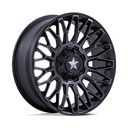 MSA M50 CLUBBER MATTE BLACK DDT 7x14 4/137-156 ET10 CB110.1
