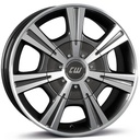 STATUSFÄLGAR CH MISTRAL ANTHRACITE GLOSSY POLISHED 7.5x17 5/118 ET45 CB71.1
