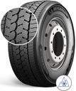 295/80R22.5 154/150L MICHELIN X MULTI GRIP Z STEER