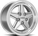 STATUSFÄLGAR R09 SILVER POLISHED 7x15 5/120 ET17 CB82