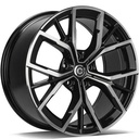 STATUSFÄLGAR ALARM BLACK FRONT POLISHED 8x19 5/120 ET30 CB72.6